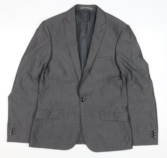 Mens UK Size 36 Marks and Spencer Regular Grey Suit Jacket