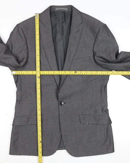 Mens UK Size 36 Marks and Spencer Regular Grey Suit Jacket