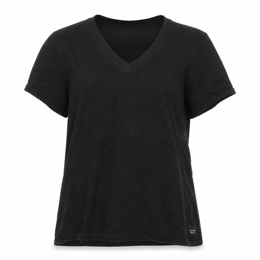 Womens UK Size XL Calvin Klein Black Gym & Training Yoga Running & Jogging T-Shi