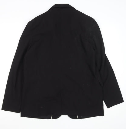 Womens UK Size M Bershka Regular Black Blazer