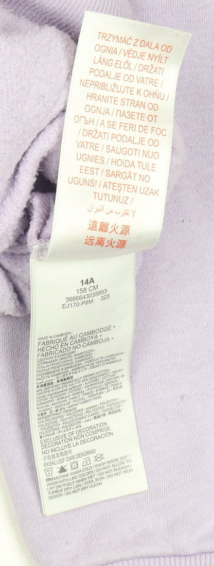 Girls UK Size 14 Years Levi's Purple Pullover Hoodie