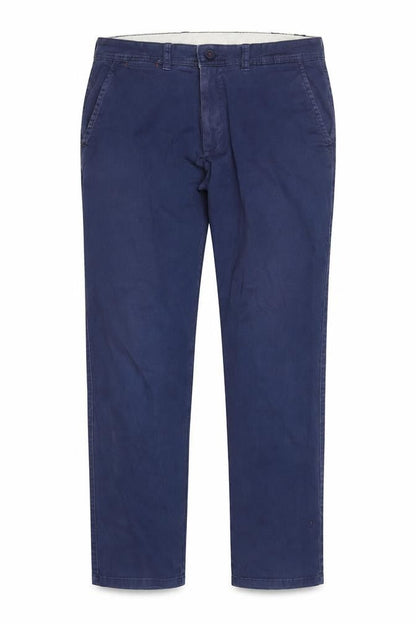 Mens UK Size 34R Albion Regular Fit Chino Blue Trousers