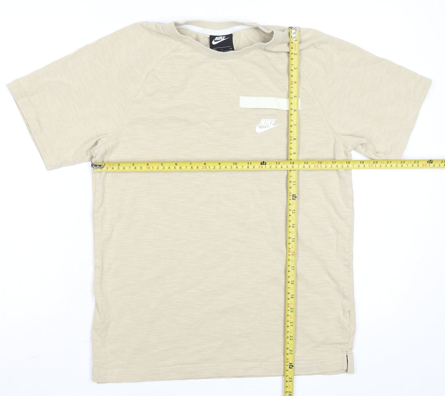 Mens UK Size S Nike Beige  T-Shirt