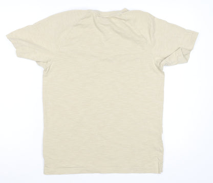 Mens UK Size S Nike Beige  T-Shirt