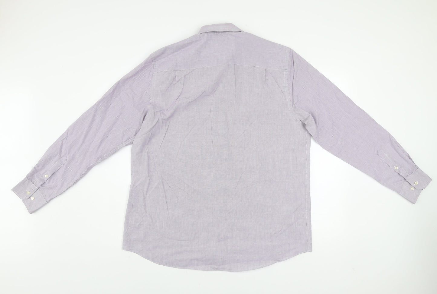 Mens UK Collar Size 17 NEXT Smart Purple  Dress Shirt