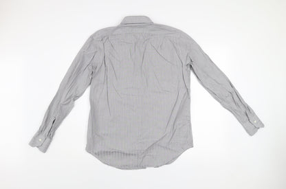 Mens UK Collar Size M Caliban Smart Grey  Dress Shirt