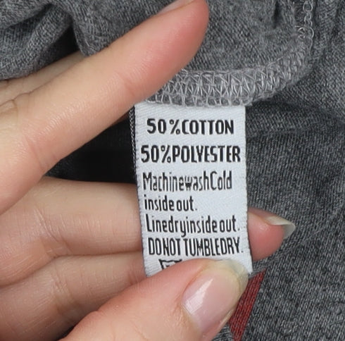 Superdry Men's Grey Osaka 6 Graphic Print T-Shirt XL