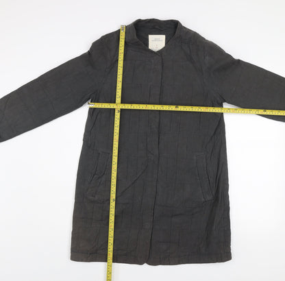 Womens UK Size 8 Seasalt Cornwall Grey Overcoat