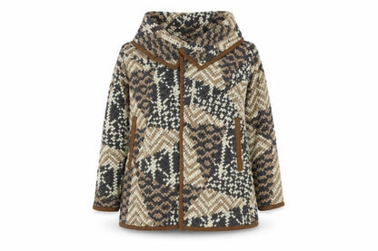 Womens UK Size 10 River Island Brown Overcoat