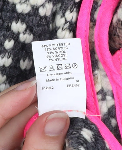 Womens UK Size 10 River Island Brown Overcoat