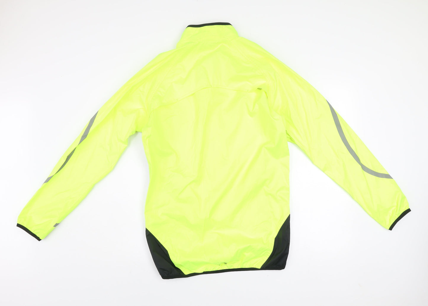 Mens UK Size S B'Twin Yellow Windbreaker Coat