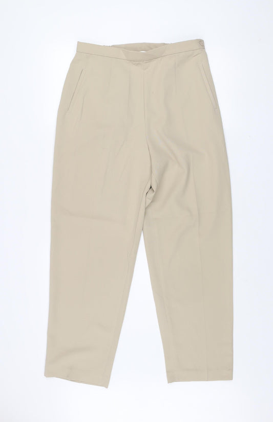 Womens UK Size 16 Marks and Spencer Regular Fit CasualBusinessWorkwear Beige Tro