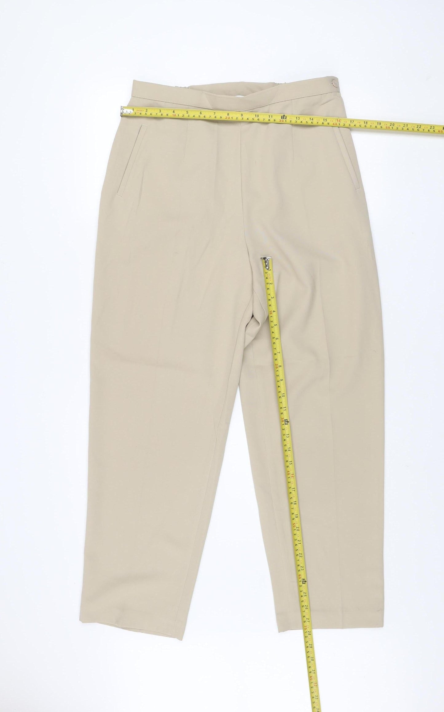 Womens UK Size 16 Marks and Spencer Regular Fit CasualBusinessWorkwear Beige Tro