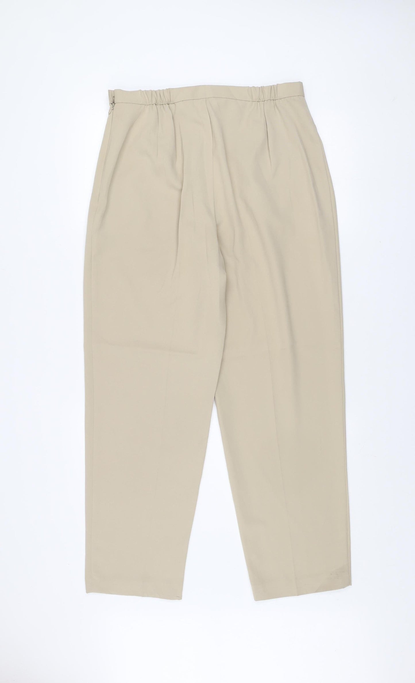 Womens UK Size 16 Marks and Spencer Regular Fit CasualBusinessWorkwear Beige Tro