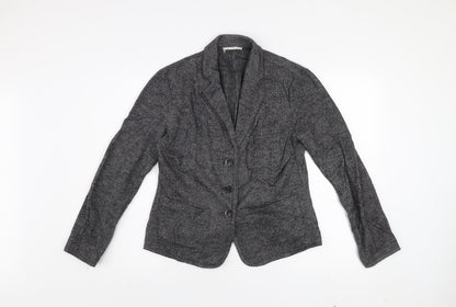 Womens UK Size 12 BRAX Grey Blazer