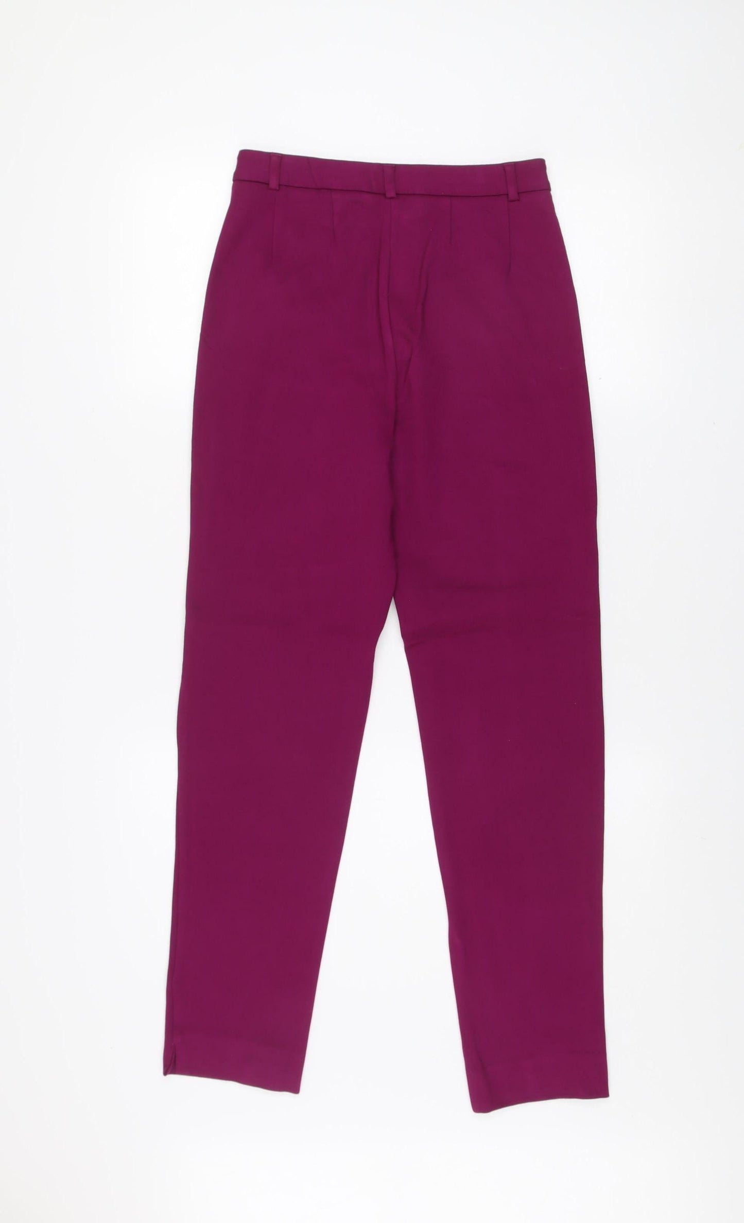 Womens UK Size 6 Marks and Spencer Slim Fit Business Formal Workwear Purple Trou