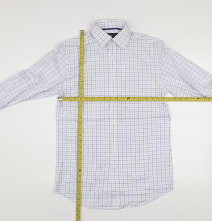 Mens UK Collar Size 14.5 NEXT Smart Blue  Dress Shirt