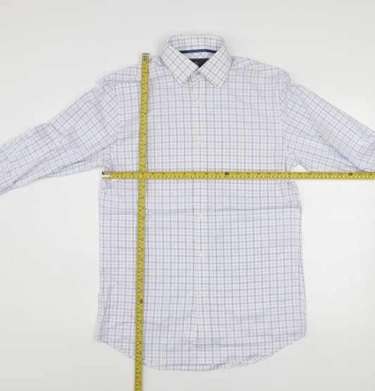 Mens UK Collar Size 14.5 NEXT Smart Blue  Dress Shirt