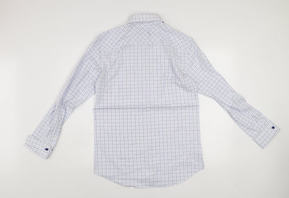 Mens UK Collar Size 14.5 NEXT Smart Blue  Dress Shirt