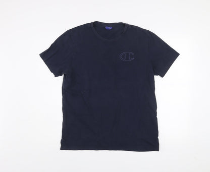 Mens UK Size L Champion Blue  T-Shirt
