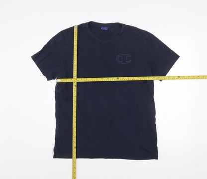 Mens UK Size L Champion Blue  T-Shirt