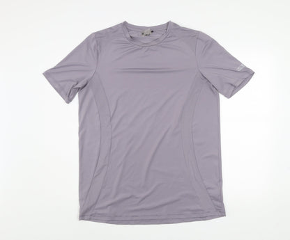 Everlast Womens Purple Short Sleeve Active T-Shirt Size 12