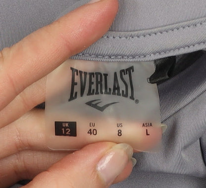 Everlast Womens Purple Short Sleeve Active T-Shirt Size 12