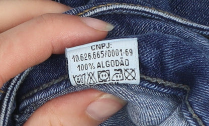 Womens UK Size 12 OKT Slim Fit Skinny Blue Jeans