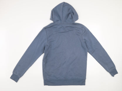 Mens UK Size M JACK & JONES Blue Pullover Hoodie