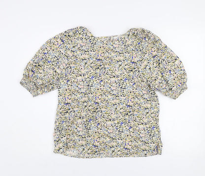 Womens UK Size 12 Marks and Spencer Multicoloured Tunic Blouse