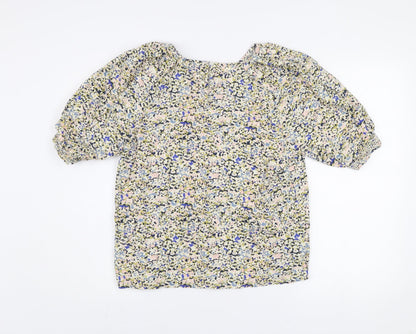 Womens UK Size 12 Marks and Spencer Multicoloured Tunic Blouse