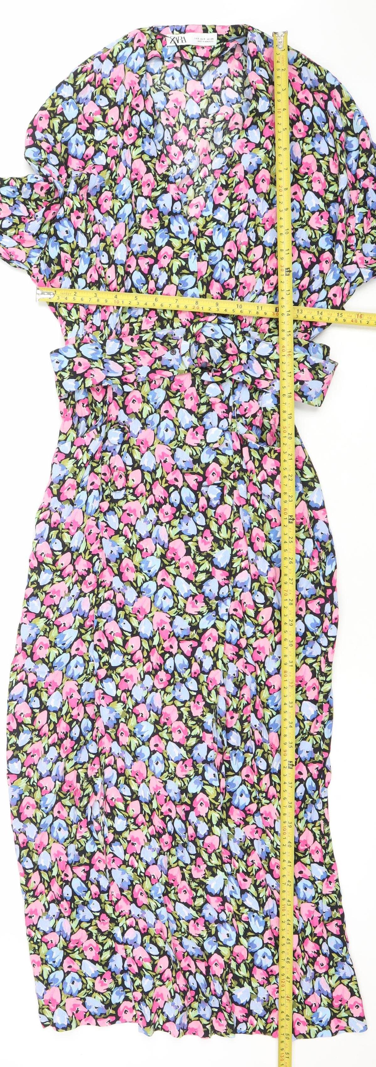 Womens UK Size S Zara Bodycon Dress