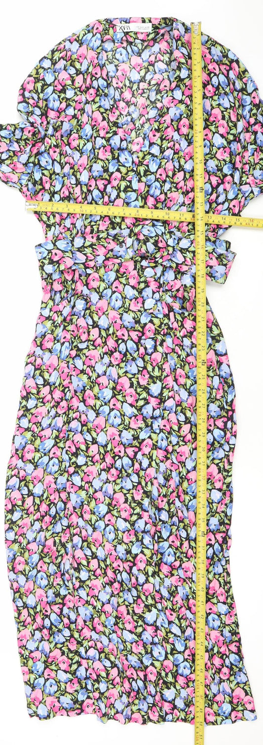 Womens UK Size S Zara Bodycon Dress