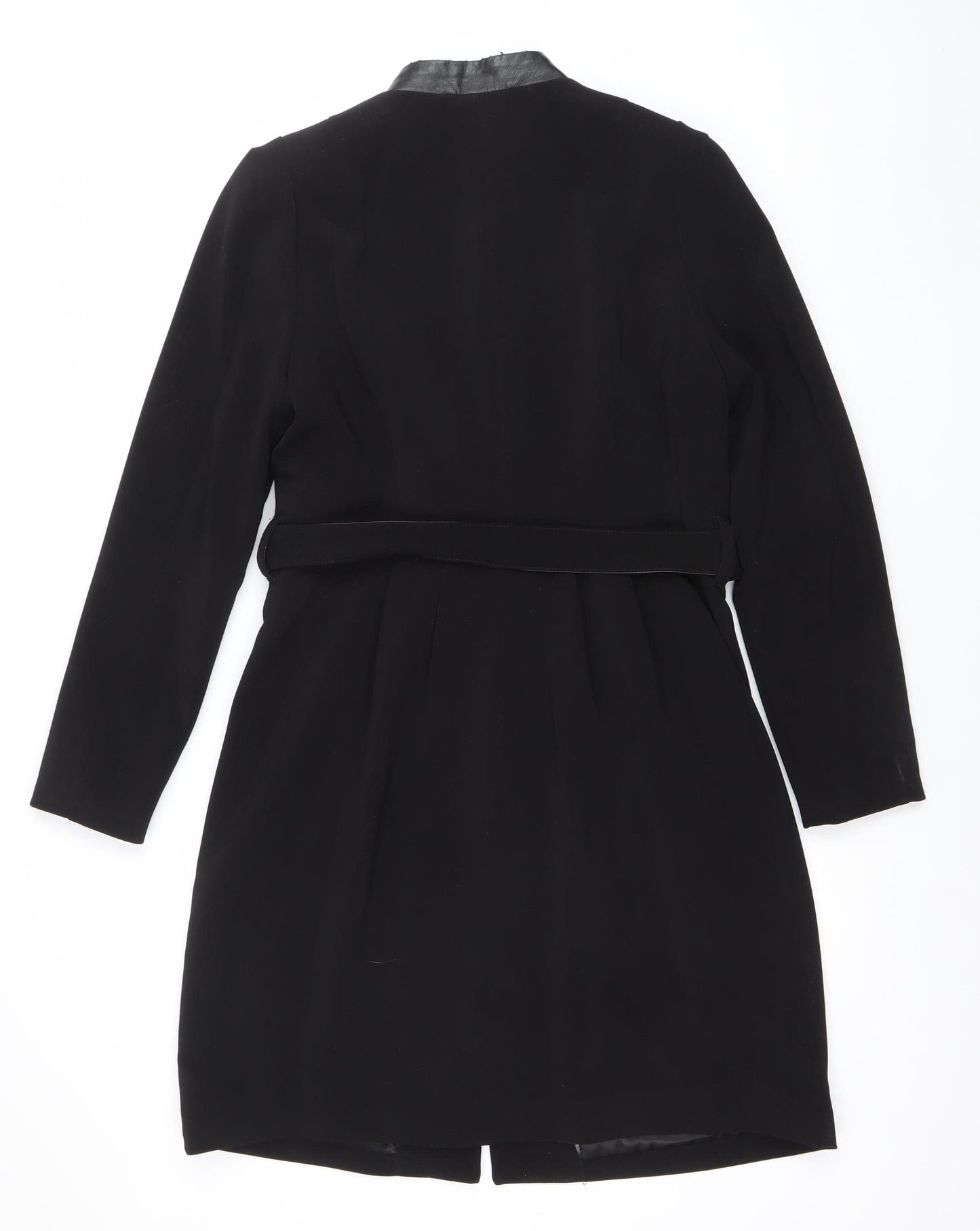 Womens UK Size 12 H&M Black Overcoat