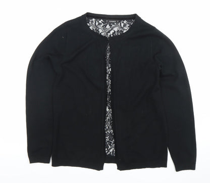 Womens UK Size S Dunnes Black Cardigan Jumper