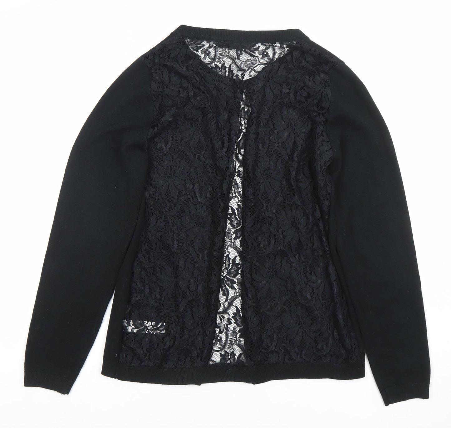 Womens UK Size S Dunnes Black Cardigan Jumper