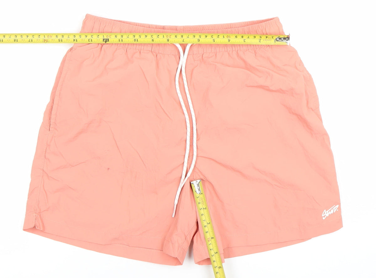 Pull & Bear Men’s Peach Swim Shorts S Nylon Quick Dry