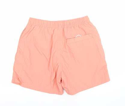 Pull & Bear Men’s Peach Swim Shorts S Nylon Quick Dry