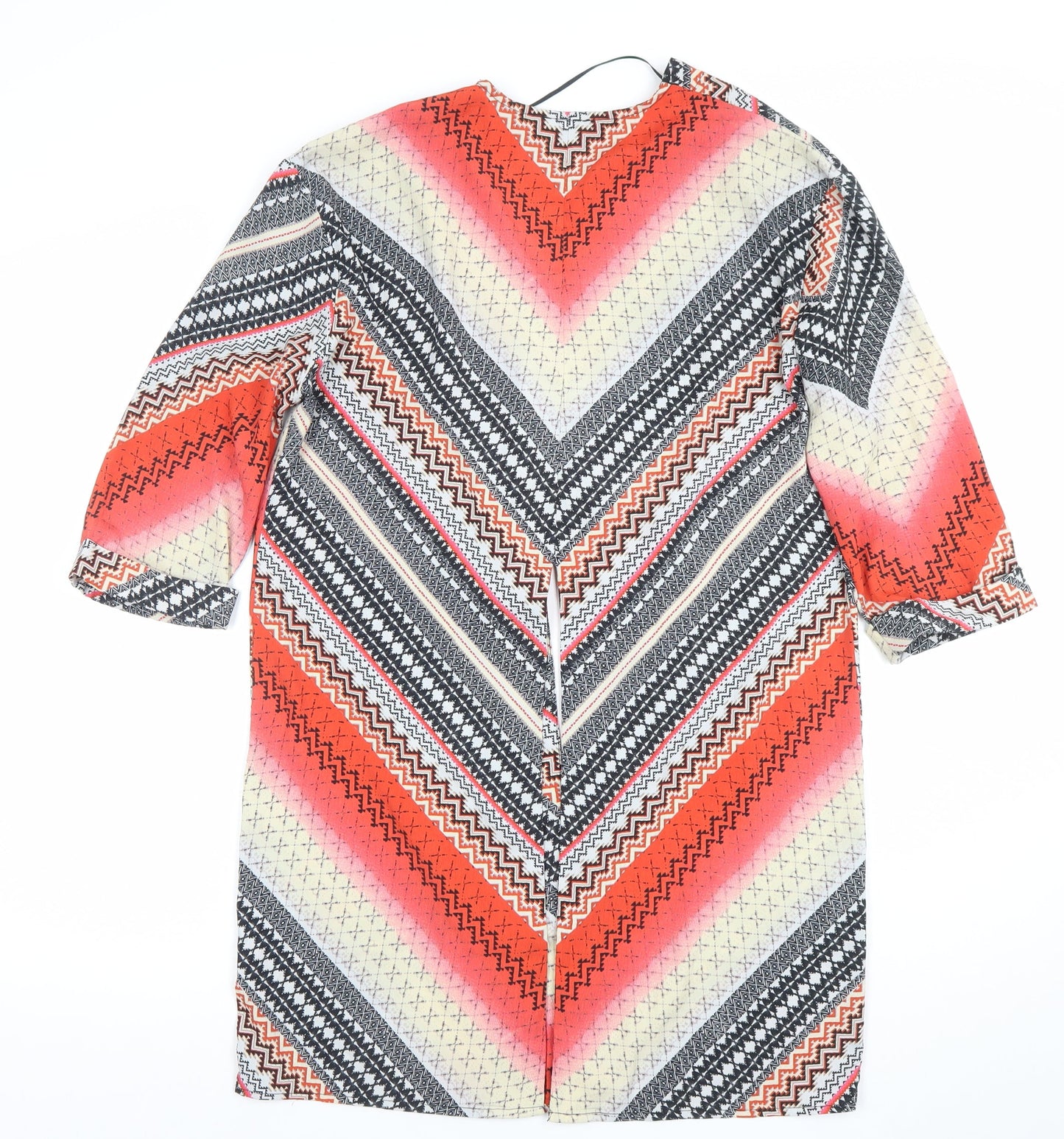 Womens UK Size 8 River Island Multicoloured Tunic Blouse