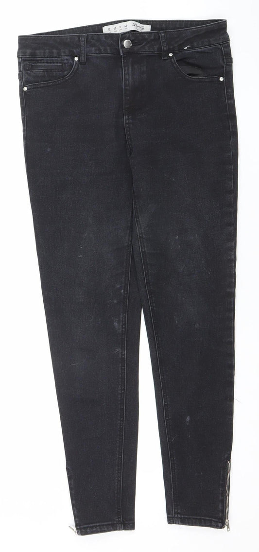 Womens UK Size 12 Denim Co. Slim Fit Jegging Black Jeans