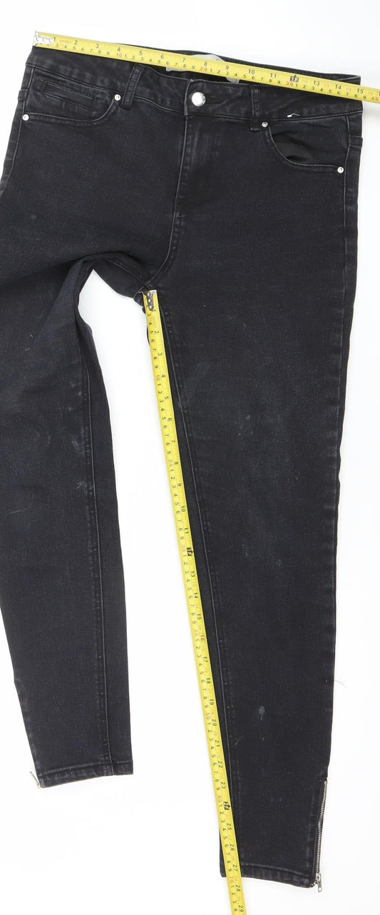 Womens UK Size 12 Denim Co. Slim Fit Jegging Black Jeans