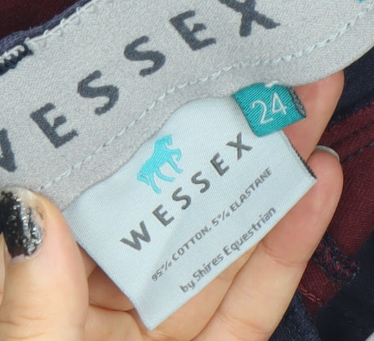 Womens UK Size 24 Wessex Slim Fit Jegging Blue Trousers