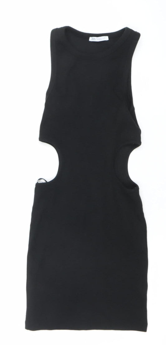 Womens UK Size S Zara Bodycon Dress