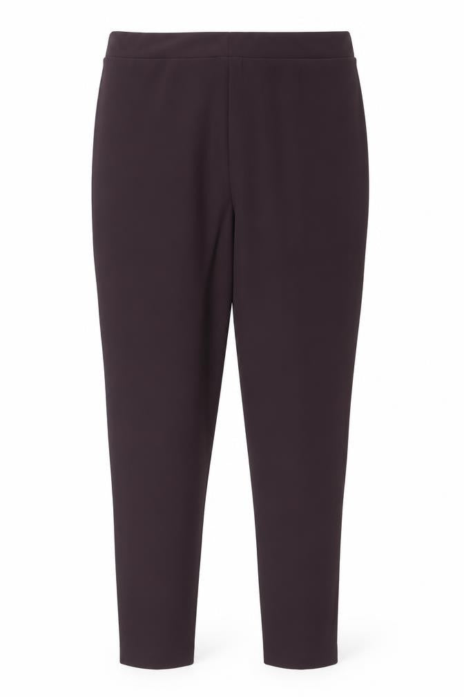 Womens UK Size 14 Anamor Regular Fit Ankle Purple Trousers