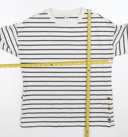 Womens UK Size XS NEXT White Basic T-Shirt