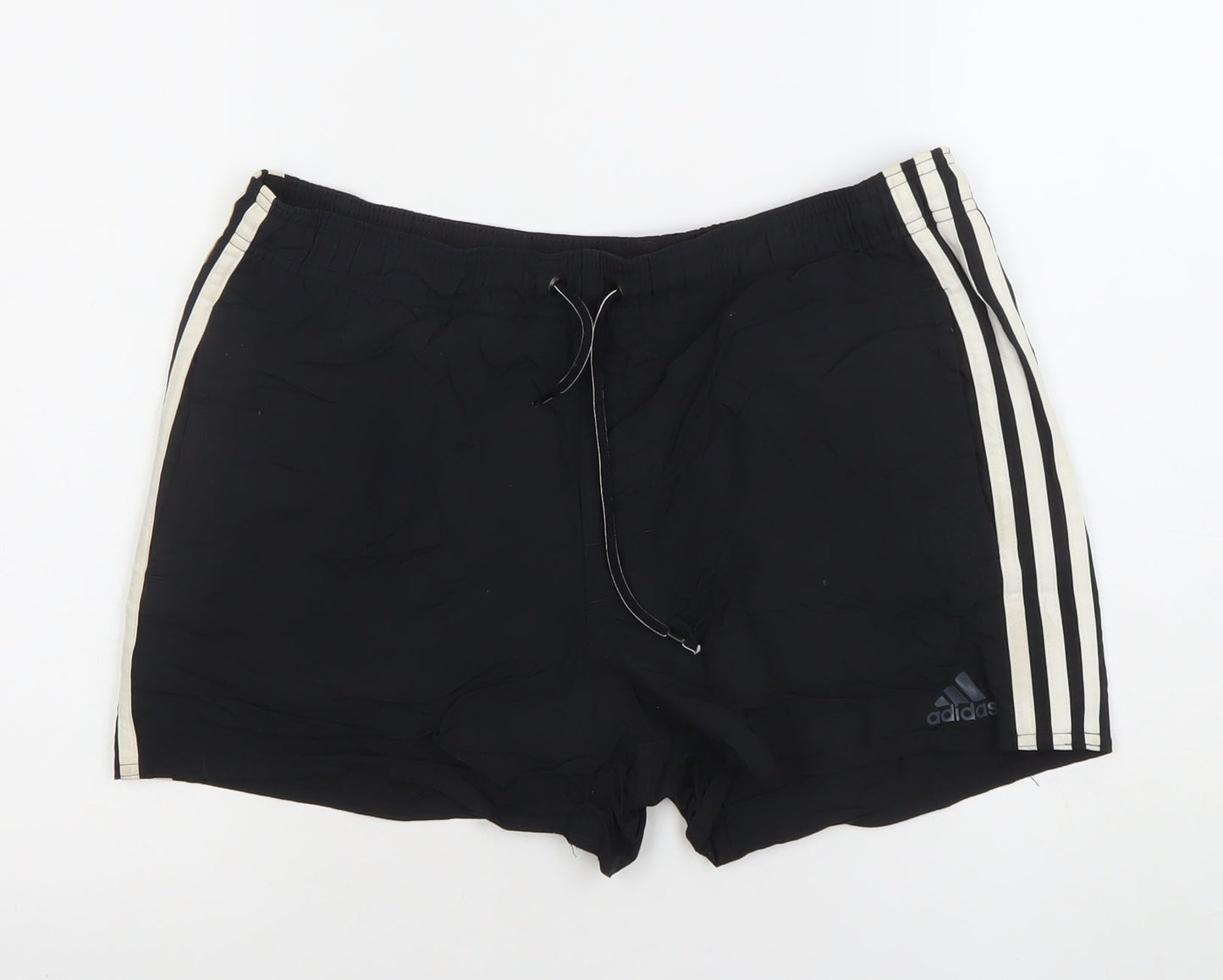 Adidas Women Black S Athletic Running Shorts Elastic Waist Quick Dry