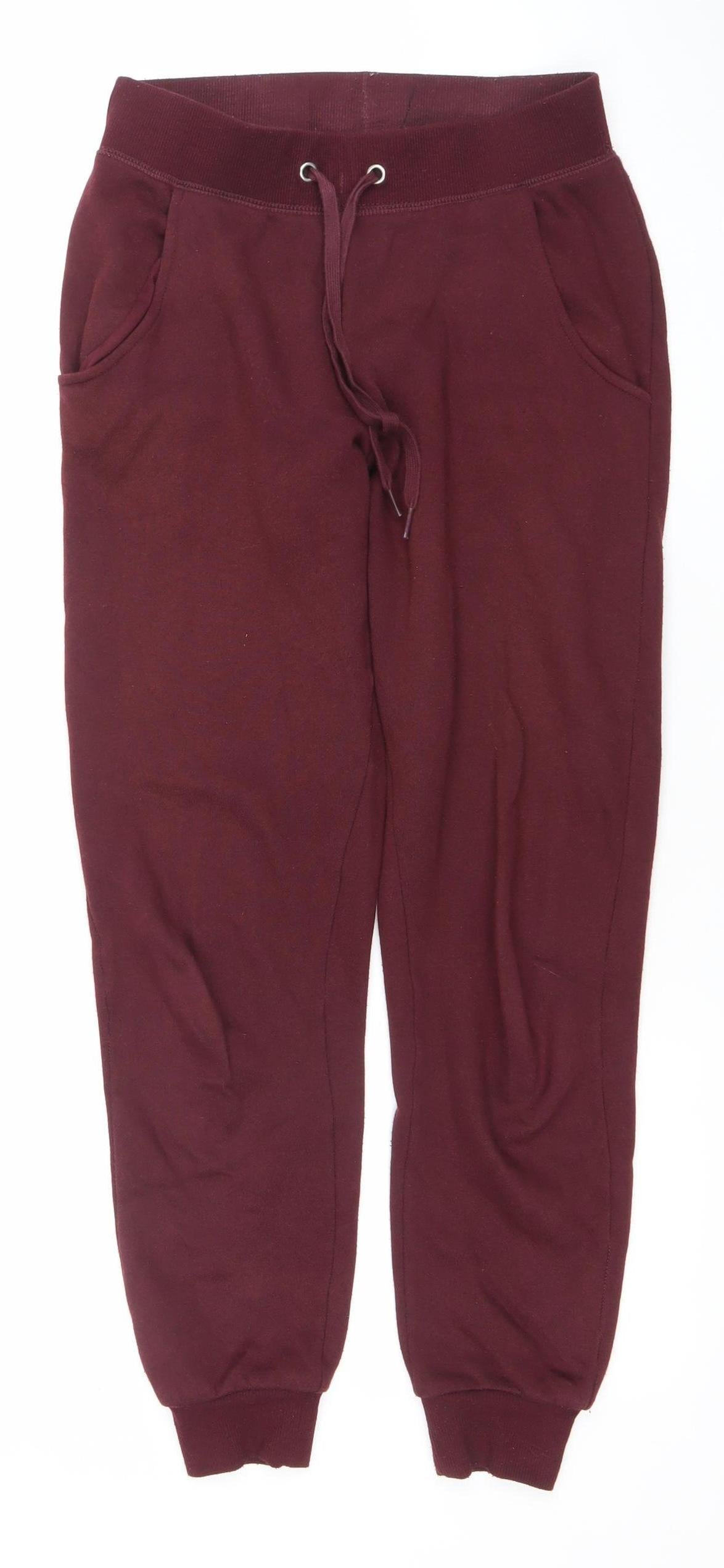 Womens UK Size 6 New Look Regular Fit Jogger Brown Trousers