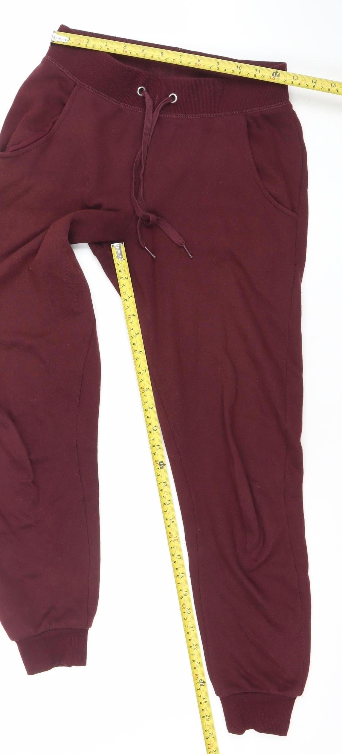 Womens UK Size 6 New Look Regular Fit Jogger Brown Trousers