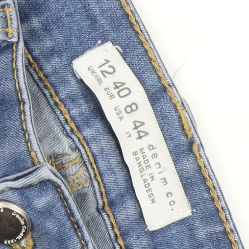Womens UK Size 12 Denim Co. Slim Fit Skinny Blue Jeans