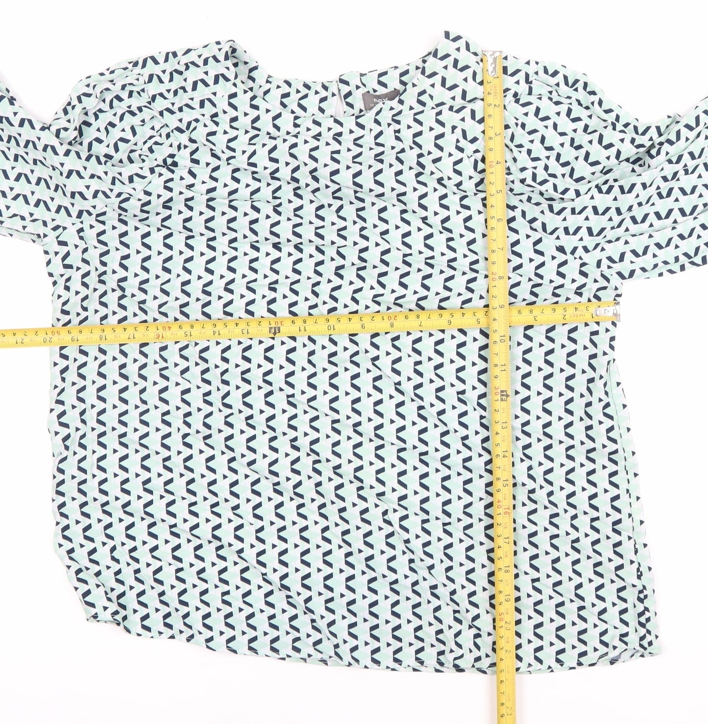 Womens UK Size 14 Max Multicoloured Basic Blouse